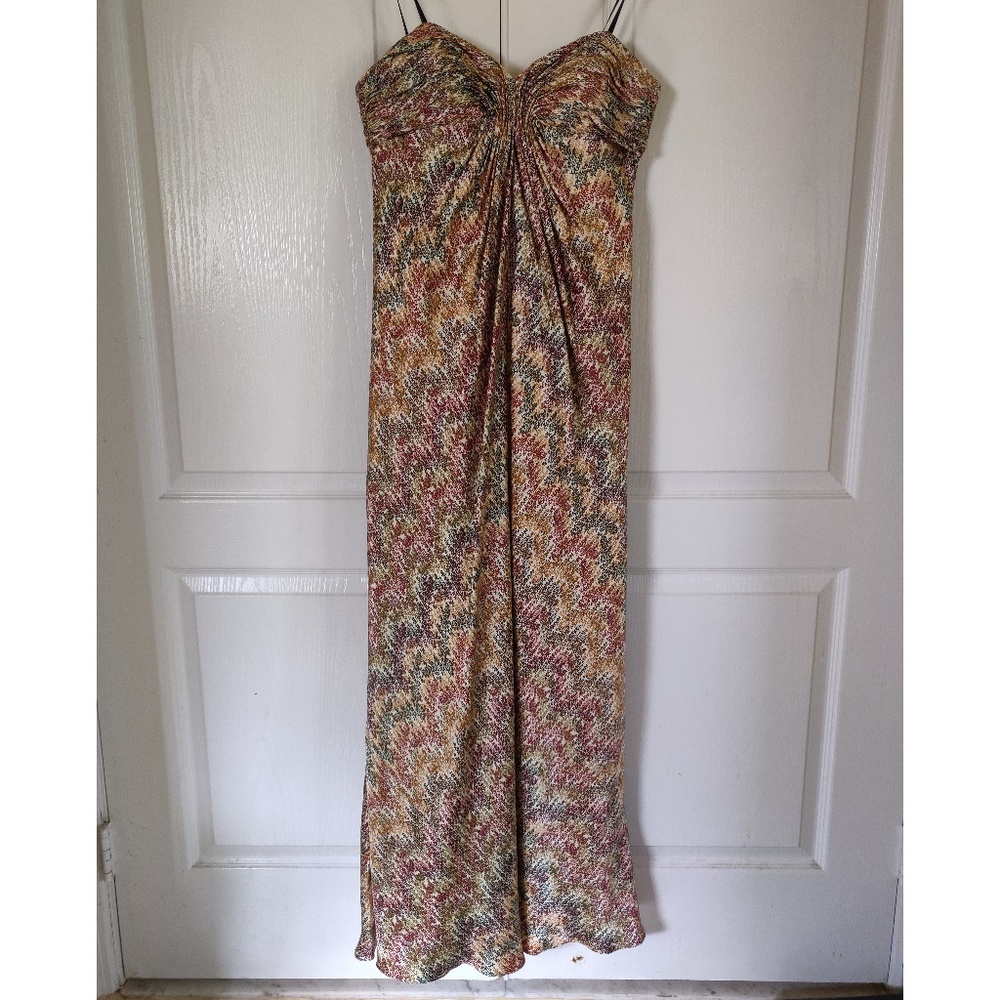 Laundry by Shelli Segal strapless maxi gown